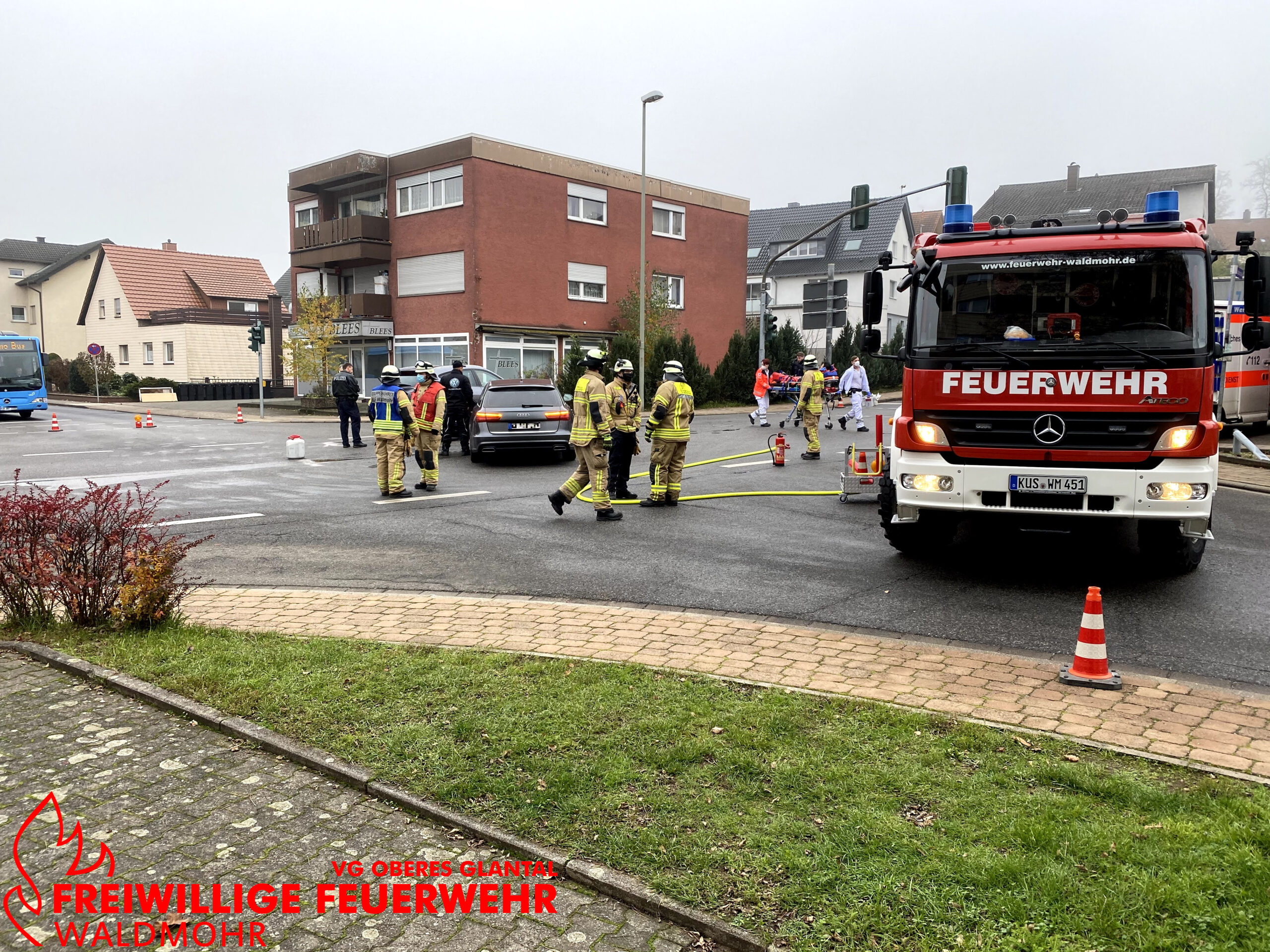 Verkehrsunfall, Waldmohr, Saarpfalzstraße