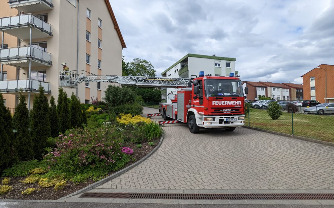 Drehleiterunterstützung Rettungsdienst, Frankenholz